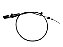 Cabo Estrangulador Preto 1023MM para Mercedes L709/912/1214/L809/L912/LK1214 - 3843007112 - Imagem 1