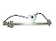 Máquina de Vidro Elétrica Esquerda sem Motor para Motor Mabuchi Mercedes 1938S - 9737200346 - Imagem 1