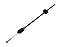 Cabo para Abertura de Capô sem Alavanca Mercedes Caminhões HPN-L1620/LS1632/LS1938 - 6948800159 - Imagem 1