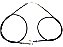 Cabo de Capô 2.926MM para Mercedes HPH1117/L1214/1414/1630/1418/1614/1 - 3848807459 - Imagem 1