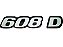 Emblema Jogo com 2 Peças para Mercedes L-608D 608D - 3088177314 - Imagem 1