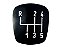 Kit Tampa com 5 Marchas Preta para Câmbio Re P/ Cima 1ª Marcha Mercedes HPN/OF/OH/1418 - 6882687157 - Imagem 1