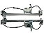 Máquina de Vidro Elétrica Direita sem Motor Brosse Mercedes 1938S/Atego/Axor 2006 em Diante - 9797200446 - Imagem 1