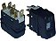 Interruptor Preto 24 Volts 8 Amperes para Ventilador Mercedes HPN1635 - 3865457414 - Imagem 1