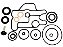 Kit Reparo Secador de Ar APU para Mercedes 1214/1218/1414/1418/1614/1618/1620/2338 - 0004305015 - Imagem 1