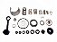 Kit Reparo para Regulador de Pressão Moderno I-83570 Mercedes com Freio Knorr - Todos os Veículos - 0004201371 - Imagem 1