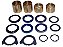 Kit Reparo do Eixo S com Bucha Dianteira para Mercedes O500/OF1721/1620/1623/1418/1723 - 6934200041 - Imagem 1