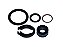 Kit Reparo para Conexões Pneumáticas 16MM Mercedes 1215C/1718M/1938 - 6739970045 - Imagem 1