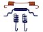 Kit Reparo Completo Sapata de Freio para Mercedes 710/712/812/815 Roda Traseira - 0004232392 - Imagem 1