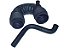 Mangueira Fina Tipo S para Ar da Turbina Mercedes ACCELO 815/915/1016/1316 - 9795200886 - Imagem 1
