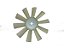 Hélice de Ventilador Nylon 10 Pás Furo 34MM - Mercedes L1313/1513/2013/2213/OF/OH-362/OM366/OM3 - 3522052306 - Imagem 1