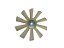 Hélice Plástica 10 Pás para Turbina 182X193X558MM Mercedes HPN/O366/1218/1418/1618/2318 com Furo 35MM - 3762000224 - Imagem 1