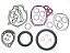 Kit Juntas Motor 4 Cilindros com Retentor Superior Inferior e Parcial para Tampa de Cabeçote Mercedes OM904/712/714C/1215C-4 Cilindros - 9040104505 - Imagem 1