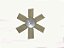 Hélice de Ventilador Plástico 6 Pás 160mm Furo - Mercedes 608/708/709/812/912 - 3142001223 - Imagem 1