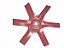 Hélice 6 Pás com Furo 34MM Inteiriça Chapa para Mercedes L-1313/1513/2013/2213/0F/OH-362/OM366 - 3522052306 - Imagem 1