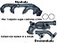 Conjunto de Coletor de Escape 2 Partes para Mercedes L1418/1618 Motor 366 e Modelos 1621/1720/172 - 3661400209 - Imagem 1