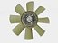Hélice Plástica 8 Pás 680MM Completa 63º para Mercedes L1935/1938/1941/2635/2325/1630/1634/OM44 - 0002002823 - Imagem 1