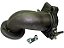 Curva com Freio Motor e Borboleta Base Redonda para Mercedes OM366A/1620/OF/1317/1318 - 3760900428 - Imagem 1
