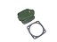 Cabeçote Compressor de Ar 94MM 1ª Linha para Mercedes OM352 Todos e OM-366 - 3521300319 - Imagem 1