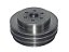 Polia Fundida para Bomba d'Água 3 Canaletas para Mercedes 1313/1513/2013/OM352 D/I 28MM D/E 143MM - 3522020210 - Imagem 1