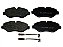 Pastilha de Freio Dianteira Sistema Brembo para Mercedes SPRINTER 311 CDI/313 CDI/415 CDI 2012 A - 9064210400 - Imagem 1