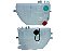 Tanque de Compensação para Mercedes ATEGO 1315/1418/1518/1718/1725/ATEGO 2006 - 9705000449 - Imagem 1