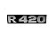 Emblema R420 para Caminhões Scania Série 4 - 1724053 - Imagem 1