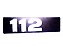 Emblema 112 Moderno para Cabine Sem Letra H Sca 112 de 1987 a 1992 - 306498 - Imagem 1