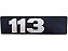 Emblema 113 para Cabine Sca 113 - 384103 - Imagem 1
