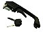 Macaneta Externa Preta com Chave para Porta Direita Scania Caminhão Após 1981 - 296210 - Imagem 1