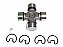 Cruzeta para Cardan Sca T114 - 390225 - Imagem 1
