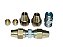 Kit União Montada 1/4 Macho em Latão Completo para Sca LK/LKS/LKT141/BR116 - 140523 - Imagem 1