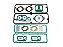 Kit Jogo de Juntas para Retífica das Válvulas Sca 111/TRSK112/B76 Ônibus - 750009 - Imagem 1