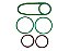 Kit de Oring para Tampa do Radiador de Óleo Sca Todos - 1795526 - Imagem 1