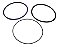 Kit Anel de Camisa de Silicone para Volvo N10 NL10 B58 B10M NL10 EDC - 271157 - Imagem 1
