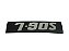 Emblema Modelo 790S para Volks 7.90S - T07853687B - Imagem 1