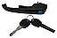 Macaneta Externa Preta para Porta Volks Todos Lados Esquerdo/Direito - 2VC837205 - Imagem 1