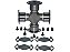 Cruzeta Cardan 49,2X154,7Mm para Volks CONSTELLATION 26280/31320 e WORKER 26310/2 - 2Z0525717 - Imagem 1