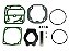 Kit Reparo Completo Cabeçote LK38 para Volks Leves 94 a 00, Bus 180/210CO e 12-14180 - 2RG198301B - Imagem 1