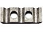Kit Meia Abraçadeira para 3 Tubos Injetores Volks MWM D2294/6 Série 10 X-10 - Imagem 1