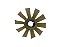 Hélice de Motor 10 Pás em Plástico para MWM Volks 7100/8100/8140/L80 1997 a 2000 - 2RD121303B - Imagem 1