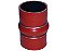 Mangueira Intercooler Vermelha 63x110 com 2 Anéis para Volks Leves e Médios MWM Eletrônico - 2TA117231A - Imagem 1