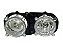 Farol Nino Duplo Horizontal com Lâmpada H7 Lado Esquerdo para Ford CARGO 2000 a 2006 - 1C4513006SCA - Imagem 1