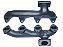 Coletor de Escape Cummins 4 Cilindros para Ford 8150E/9150E - BG5X9430AA - Imagem 1