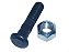 Kit Parafuso com Porca para Roda Traseira Esquerda Ford F4000 75 em diante Cabeça Redonda - BD2Y1119 - Imagem 1