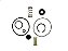 Kit Reparo Válvula de Fluxo Válvula ReLE Mod para Iveco EUROCARGO 120E15/150E18 e EUROTECH MP450E37 - II31378 - Imagem 1