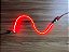 Lâmpada espiral de silicone macio LED flexível Vermelho , 3V DC - Imagem 1