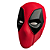 Máscara anime Marvel Deadpool Super-Heróis - Imagem 1