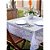 Toalha de Mesa Quadrada de Renda Branca 140x140m - Imagem 1