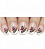Adesivo para Unhas 3D Borboletas Bobbie Cartela 10 Adesivos C374 - Imagem 1